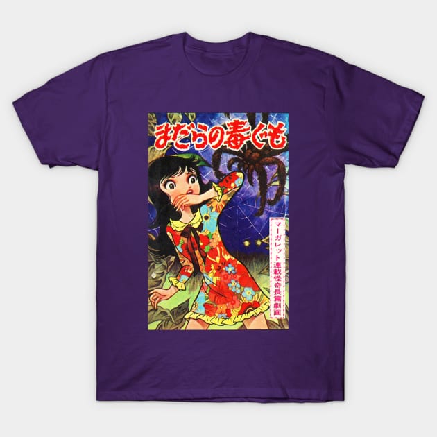 Tarantula Vintage Japanese Manga T-Shirt by chilangopride